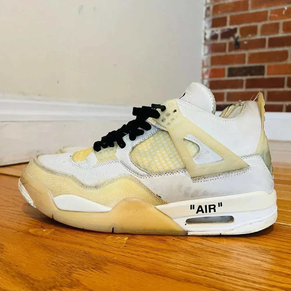 Size 12 - Jordan 4 SP x Off-White Mid Sail W